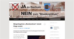 Desktop Screenshot of buergerbegehren-musikzentrum.de