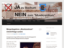 Tablet Screenshot of buergerbegehren-musikzentrum.de